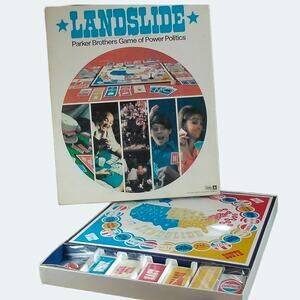 Vintage 1971 Landslide Game of Power Politics Complete Parker Bros #31